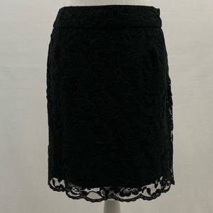 Halogen: Black Lace Skirt